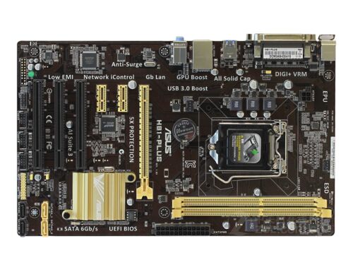 ASUS H81-PLUS Intel H81 LGA 1150 22nm USB3.0 VGA 1×RJ45 Motherboard ATX DDR3